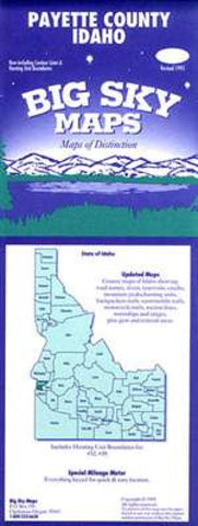 Buy map Payette County, Idaho by Big Sky Maps