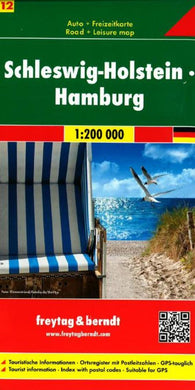 Buy map Germany, Schleswig-Holstein and Hamburg by Freytag-Berndt und Artaria