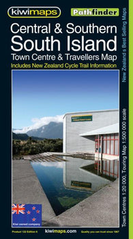 Buy map South Island, Central and Southern, New Zealand, Pathfinder Map by Kiwi Maps