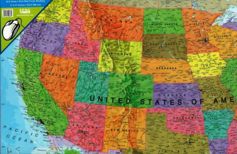 Buy map United States, Political, Desk Pad by Maps International Ltd.