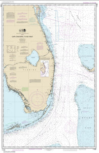 Buy map Cape Canaveral to Key West (11460-43) by NOAA