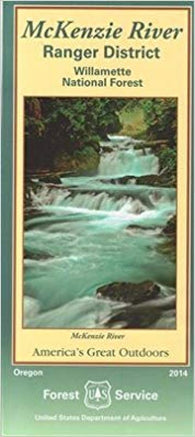 Buy map Williamette National Forest: McKenzie River National Recreation Trail & McKenzie River Ranger District