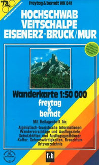 Buy map Hochschwab, Eisenerz-Bruck, WK 41 by Freytag-Berndt und Artaria