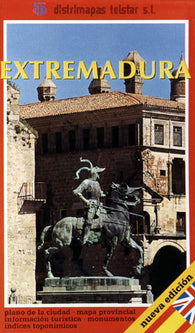 Buy map Extremadura, Spain by Distrimapas Telstar, S.L.