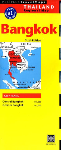 Buy map Bangkok, Thailand by Periplus Editions