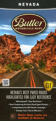 Buy map Nevada, Butler Motorcycle Map G1 by Butler Motorcycle Maps