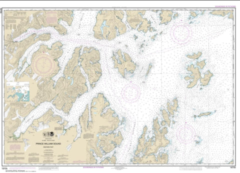 Buy map Prince William Sound-western part (16705-20) by NOAA