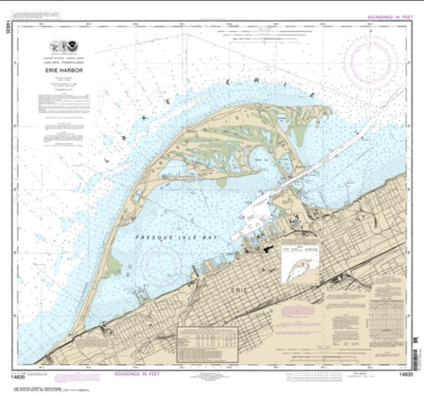 Buy map Erie Harbor (14835-33) by NOAA