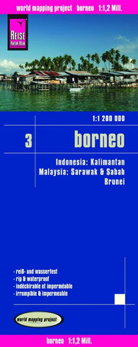 Buy map Borneo, Indonesia by Reise Know-How Verlag
