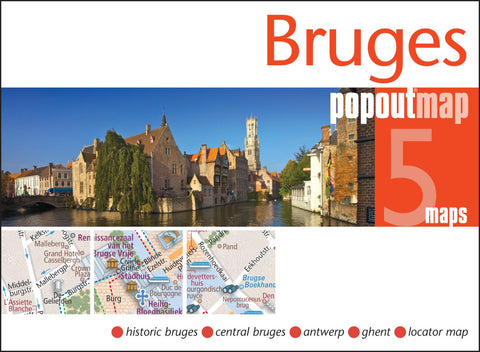 Buy map Bruges, Belgium, PopOut Map by PopOut Products, Compass Maps Ltd.