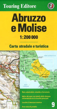 Buy map Abruzzo and Molise, Italy by Touring Club Italiano