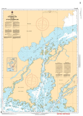 Buy map Playgreen Lake to/au Little Playgreen Lake by Canadian Hydrographic Service
