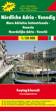 Buy map Italy, Northern Adriatic Sea and Venice by Freytag-Berndt und Artaria