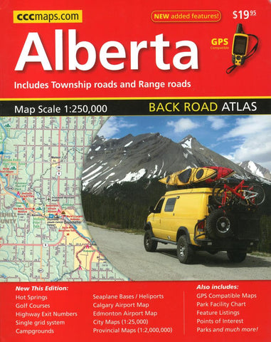 Buy map Alberta Back Road Atlas by Canadian Cartographics Corporation
