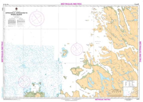 Buy map Approches a/Approaches to Riviere George by Canadian Hydrographic Service