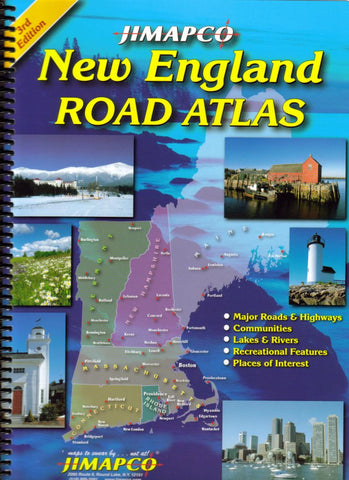 Buy map New England, Atlas by Jimapco