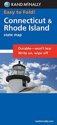 Buy map Connecticut and Rhode Island, Easy to Fold