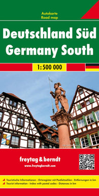 Buy map Germany, Southern by Freytag-Berndt und Artaria