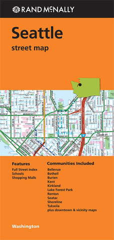 Buy map Seattle, Washington by Rand McNally