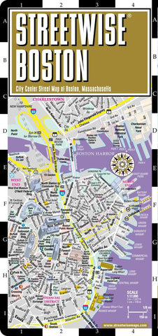 Buy map Streetwise Boston Map