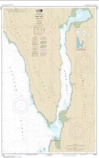 Buy map Hawk Inlet, Chatham Strait (17312-3) by NOAA