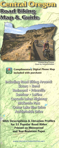Buy map Central Oregon, Road Biking Map and Guide