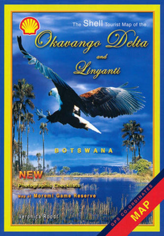 Buy map Okavango Delta and Linyanti