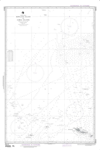 Buy map Howland Island To Samoa Island (NGA-83010-6) by National Geospatial-Intelligence Agency