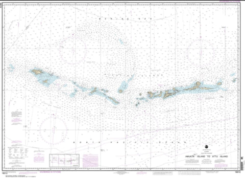 Buy map Aleutian Islands Amukta Island to Attu Island (16012-22) by NOAA