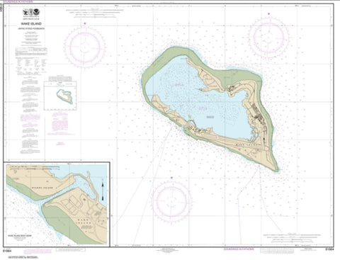 Buy map Wake Island; Wake Island Boat Basin (81664-7) by NOAA