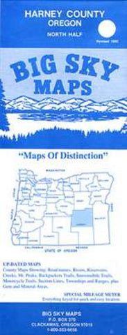 Buy map Harney County, Oregon, North by Big Sky Maps