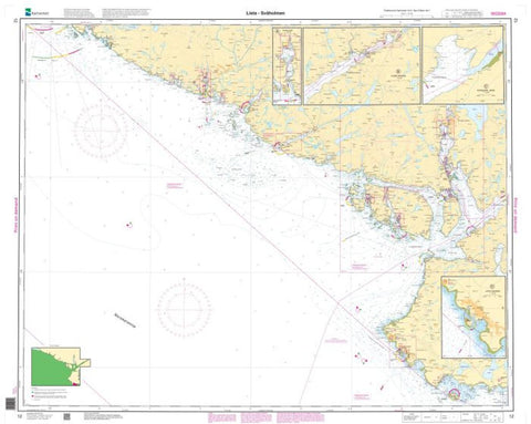 Buy map LISTA - SVÅHOLMANE (12) by Kartverket