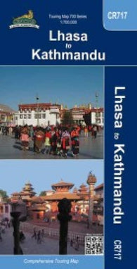Buy map Lhasa to Kathmandu, Touring Map