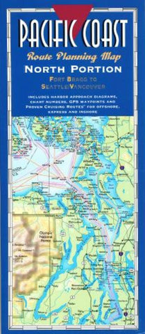 Buy map Pacific Coast, North, Fort Bragg to Seattle by Fine Edge