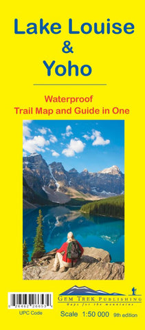 Buy map Lake Louise and Yoho, British Columbia and Alberta, waterproof by Gem Trek