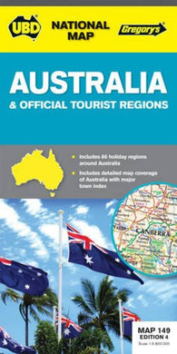 Buy map Australia by Universal Publishers Pty Ltd
