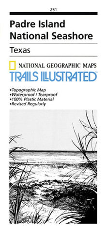 Buy map Padre Island National Seashore, Map 251 by National Geographic Maps
