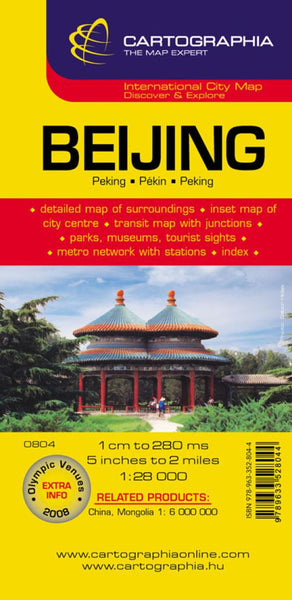 Buy map Beijing, China by Cartographia