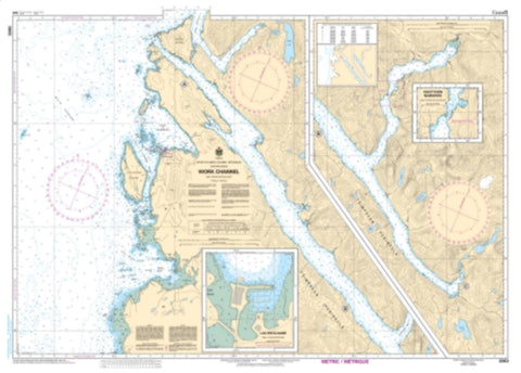 Buy map Work Channel by Canadian Hydrographic Service