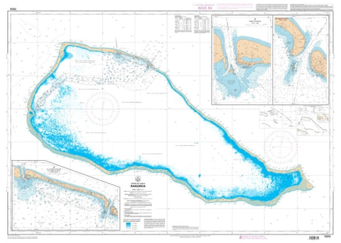 Buy map Passe de Tiputa by SHOM