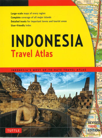 Buy map Indonesia, Travel Atlas by Periplus Editions