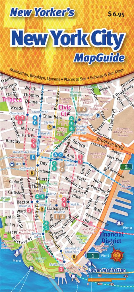 Buy Map: New Yorkers New York City Map Guide By Opus Publishing 