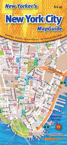 Buy map New Yorkers New York City Map Guide by Opus Publishing