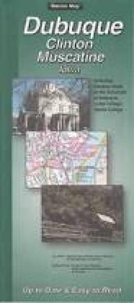 Buy map Dubuque, Clinton and Muscatine, Iowa by The Seeger Map Company Inc.