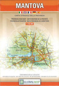 Buy map Mantova Province, Italy by Litografia Artistica Cartografica