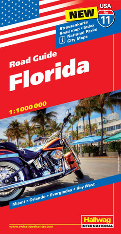 Buy map USA 11: Florida by Hallwag