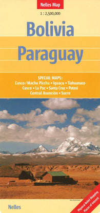 Buy map Bolivia and Paraguay by Nelles Verlag GmbH