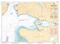 Buy map Approaches to/Approches a Vancouver Harbour by Canadian Hydrographic Service