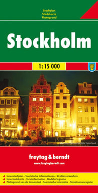 Buy map Stockholm, Sweden by Freytag-Berndt und Artaria