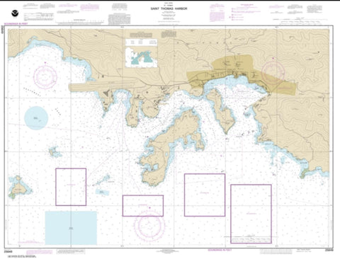 Buy map Saint Thomas Harbor (25649-20) by NOAA